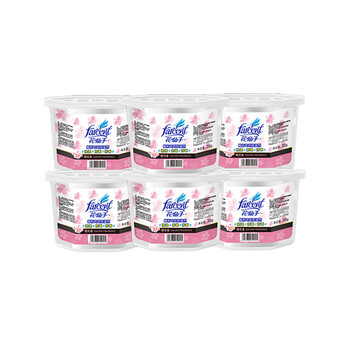 花仙子（Farcent） 除湿盒 200g*6盒 樱花香 干燥剂除湿剂盒衣柜室内房间防潮吸湿盒
