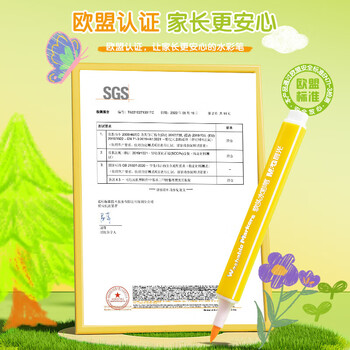 晨光（M&G）软头水彩笔食品级原料可水洗安全笔帽儿童12色涂鸦笔ZCPN0383单盒装水彩笔