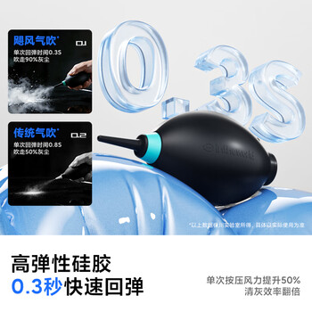 极川 强力大气吹皮老虎吹气球一体式笔记本电脑屏幕机箱机械键盘相机镜头除尘清灰吹灰尘清洁工具神器