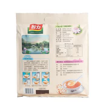 智力无糖纯藕粉400g/袋（20g小袋）未添加糖杭州西湖藕粉早餐代餐粉