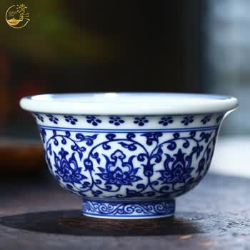 清彩茶杯- 京东