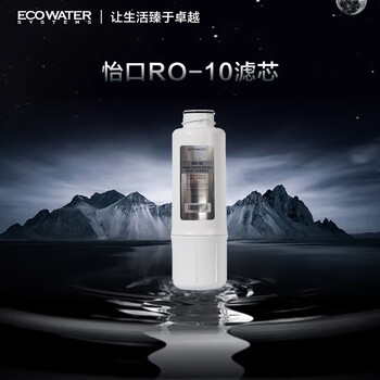 怡口净水（ECOWATER）净水器家用原装耗材 反渗透RO-10膜滤芯 适用于ERO131-3