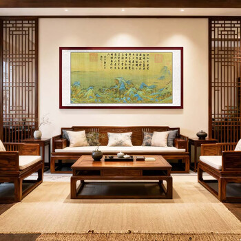 王希孟千里江山图型号规格- 京东