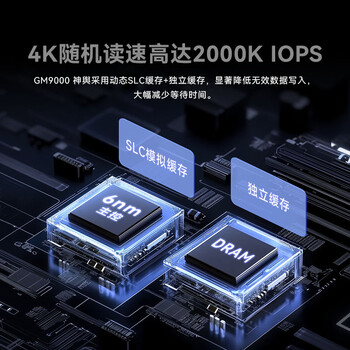宏碁掠夺者（PREDATOR）1TB SSD固态硬盘 M.2接口(NVMe协议) GM9000神舆系列 NVMe PCIe 5.0读速14000MB/s AI电脑存储配件