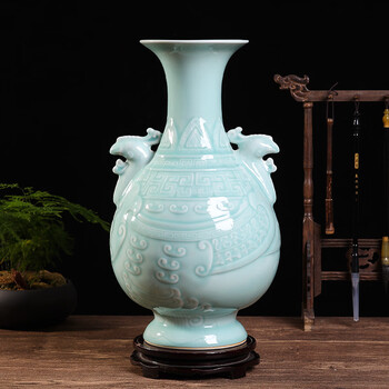 景德镇浮雕花瓶品牌及商品- 京东