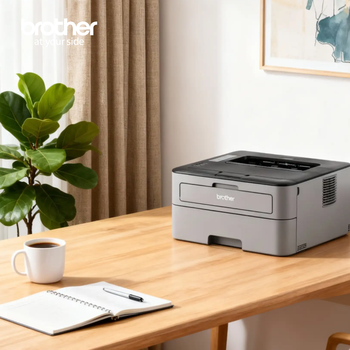 兄弟（brother）HL-2260D黑白激光打印机小型学生家用办公双面高速直通式纸道usb连接