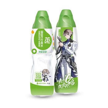 屈臣氏蒸馏水纯净水500mL*22瓶整箱瓶装水会议出行礼盒款角色C