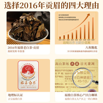 郑莲英2016年贡眉老白茶正宗福鼎过节送礼茶叶散茶自喝口粮茶礼盒400g 郑莲英2016年贡眉老白茶正宗福鼎过节送礼茶叶散茶自喝口粮茶礼盒400g