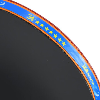 双鱼（DOUBLE FISH）七星级进阶级高弹耐打双面反胶皮弧圈结合快攻型乒乓球拍7A+E