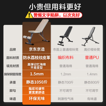 京东京造 全折叠哑铃凳家用 多功能仰卧起坐卧推凳 健身器材训练椅飞鸟凳 京东京造 全折叠哑铃凳家用 多功能仰卧起坐卧推凳 健身器材训练椅飞鸟凳
