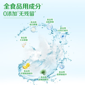 立白智净洗碗机专用洗碗粉1kg 除中式重油 洗涤剂洗碗块 全食品用成分