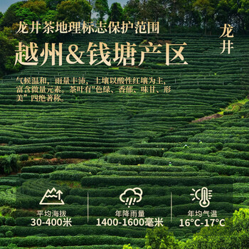 去寻绿茶杭州龙井250g2026新茶明前特级茶叶礼盒装送礼物品