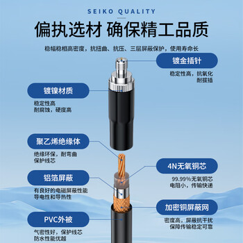 华立信（HUALIXIN）SYV50-7同轴线 N公转SMA外纹孔射频连接线天线延长线 15米 HLX-7NG-WSM-15