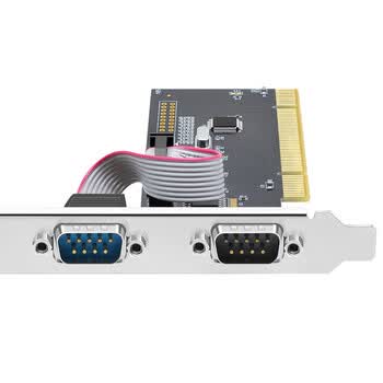 EB-LINK PCI串口卡电脑COM口扩展卡RS232工控机9针转接卡