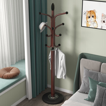 华音轩碳钢衣帽架落地式卧室挂衣架家用客厅立式简约衣服衣物置物的架子 华音轩碳钢衣帽架落地式卧室挂衣架家用客厅立式简约衣服衣物置物的架子