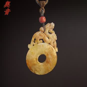 中古 和田玉 象彫 漢代風 手持玉 CL0081 汉代和田玉雕刻的母子兽作品| TikTok