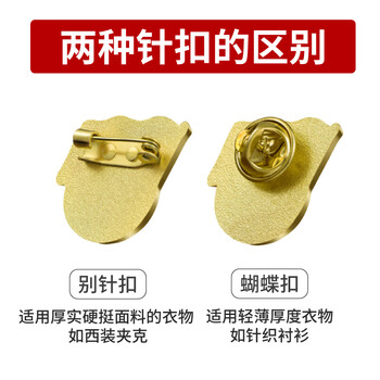 优和（UHOO）新党徽强磁吸【国家标准款不褪色】党徽最新版2025强磁别针党员徽章胸章小磁扣(5个装)0232