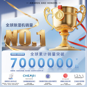 美的（Midea）18升除湿机 40㎡回南天家用抽湿机 轻音万向轮 地下室车库抽湿器 干衣机智能除湿器CF18BD/N7-DF3