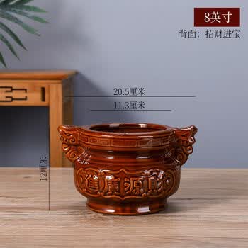陶瓷香炉8寸价格报价行情- 京东