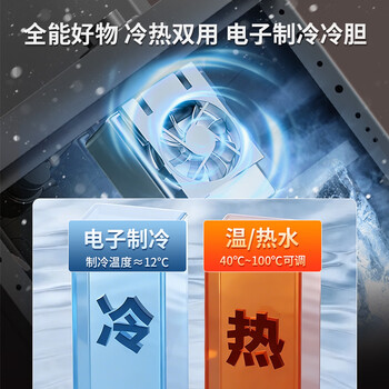 九阳（Joyoung）茶吧机烧水壶电热水壶京东自营双保温防干烧远程遥控抗菌饮水机家电 WH225(C)【冷热款】