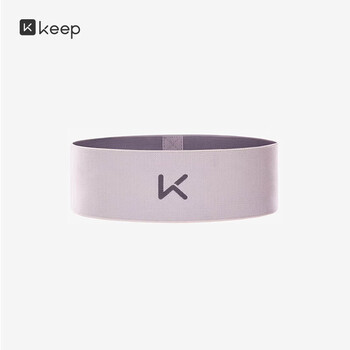 Keep针织翘臀圈健身弹力带环高阶练臀120磅不卷边防滑弹性升级蜜桃粉S