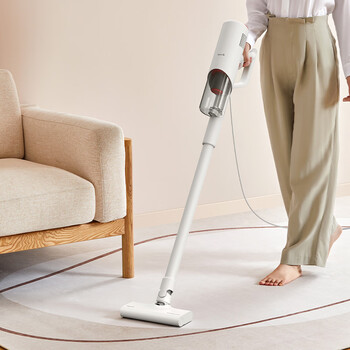 德尔玛（Deerma）吸尘器家用立式手持有线小型强力吸尘器DX300  地毯吸尘器宠物 大吸力吸尘器