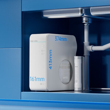 安吉尔净水器魔方Pro2900厨房专用台下用家用RO长效反渗透直饮一体净饮水机接自来水厨下式富锶瞬时1200G