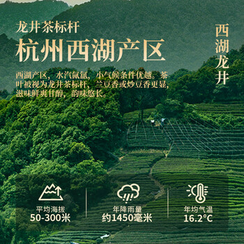 去寻2026新茶西湖龙井特级明前茶叶礼盒装100g端午父亲节送礼物品
