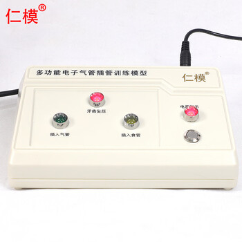 仁模RM/3电子人体气管插管训练模型（带牙齿受压报警）口咽鼻腔管插管操作急救高级气道管理模拟人可定制