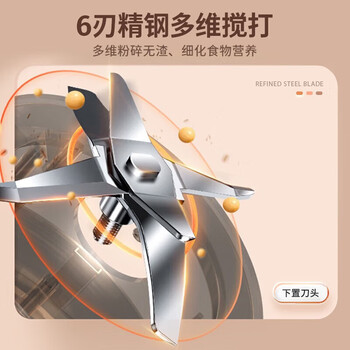 大宇（DAEWOO）破壁机家用轻音豆浆机 全自动五谷杂粮免煮 小型破壁豆浆机1-2人榨汁料理辅食破壁机 SM03紫色