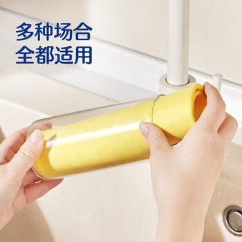 苏力达魔力抹布家政保洁专用擦玻璃神器高密度加厚百洁布2片装