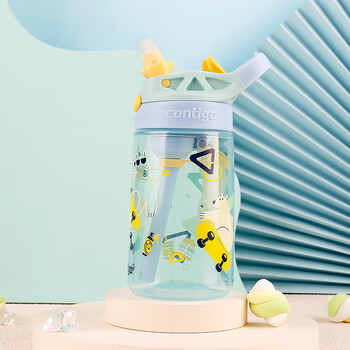 contigo康迪克儿童吸管水杯小发明家排气防喷420ml滑板熊熊HBC-GIZ249VP+ contigo康迪克儿童吸管水杯小发明家排气防喷420ml滑板熊熊HBC-GIZ249VP+