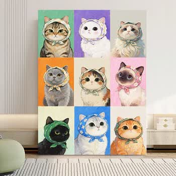 数字油画猫品牌及商品- 京东