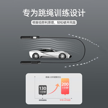 欧梵达计数跳绳减肥专用暴瘦成年人用儿童学生燃脂中考试训练智能钢丝