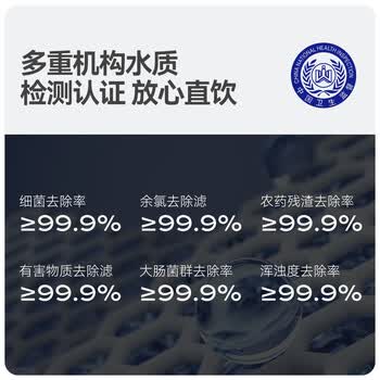 德克西德国净水器厨下家用净水机10级超滤保留矿物质不锈钢过滤器