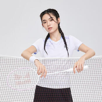 薰风（KUMPOO）羽毛球服赛事系列速干透气比赛球服KW-4207 女款浅紫 3XL