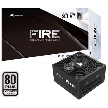 长城（Great Wall）额定1200W F12白金牌全模组（ATX3.1标准/原生PCIe5.1/自动启停/全电压/闪电加速）