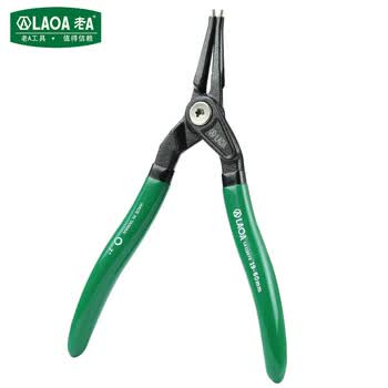 LAOA老A LA112073 卡簧钳外卡挡圈钳卡环钳子多功能轴用直头7英寸