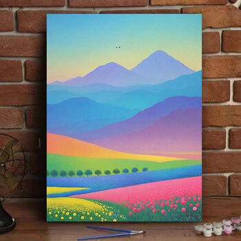 简单抽象油画图片- 京东