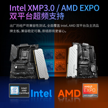 金百达（KINGBANK）32GB(16GBX2)套装 DDR5 6000 台式机内存条海力士M-die颗粒 银爵 C36 Deepseek硬件