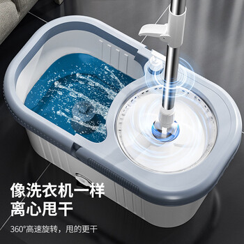 百家好世 旋转拖把2头家用一拖净免手洗2025手压免手洗家用双驱动托地神器
