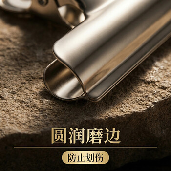 三木（SUNWOOD）51mm圆形票夹/金属长尾夹/票据夹 6只/袋 2063