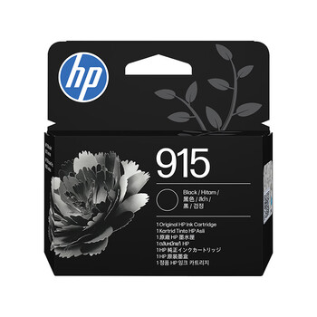 惠普（HP）原装915 黑色墨盒 适用于 HP OfficeJetPro8020/8018打印机 约250页