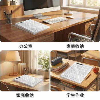 三木（SUNWOOD）A4单页文件套/文件袋/透明防水资料袋 20个/包 透明 E310