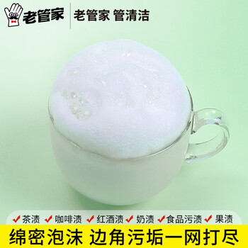 老管家 茶垢清洁剂茶渍咖啡渍清除剂茶具水杯茶壶除垢剂免刷洗400g