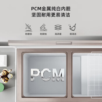 海信（Hisense）206升双温冰柜一级能效冷藏冷冻两用独立分区速冻小型冷柜BCD-206NUD