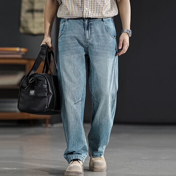 海蓝色牛仔裤男价格报价行情- 京东