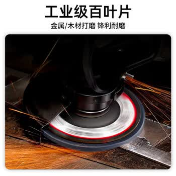 惠象 京东工业自有品牌 百叶片金属不锈钢铝合金打磨100型60目20片