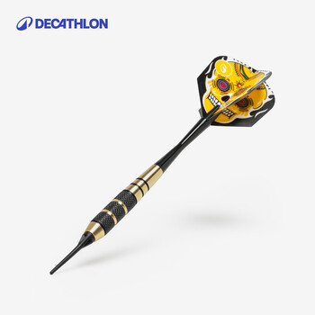 迪卡侬软式飞镖适用软式电子飞镖盘3支装初学者公镖蓝色-S100-2540278