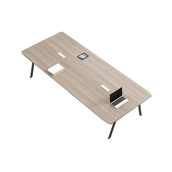 兰冉现代简约会议室办公桌会议桌接待洽谈桌子长条培训桌1.8M